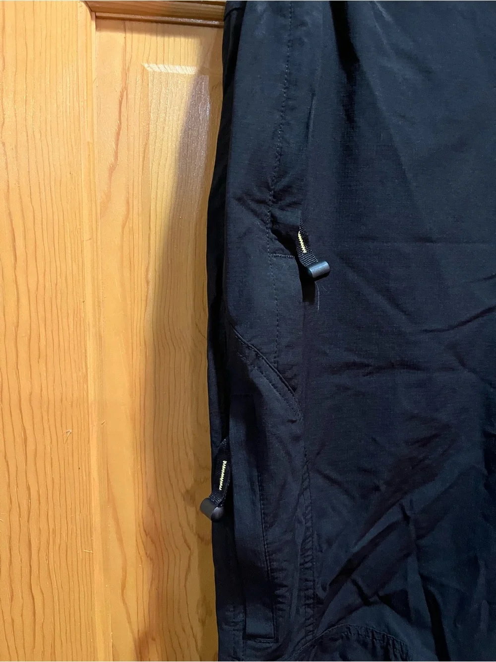 Men's Black Cargo Pants - Lightweight Utility Style